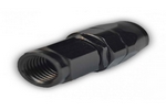 -4 Straight Hose End (Black)